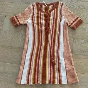 Free People Sunset stripe lollipop dress Small